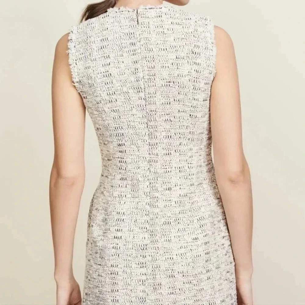 Rebecca Taylor Rainbow Pleated Tweed Mini Dress size 2 Sleeveless - Picture 10 of 16